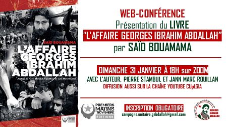 Web-conférence dimanche 31 janvier 2021 à 18h sur Zoom (inscription obligatoire)  